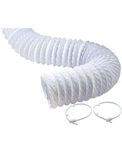 No Logo 1307 Vinyl Vent Duct Kit, 5ft