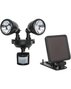 SOLAR LED SEC LIGHT BLK